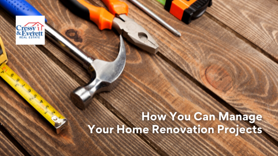 Feeling overwhelmed by home improvement projects?  Here's how you can organize them and be efficient.